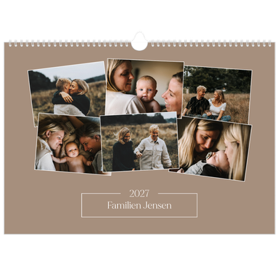 A3 Foto Kalender — Vores minder [kalender forside]