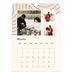 Fotokalender A4 (20 x 30 cm) — Retro striber [Marts]