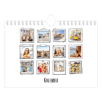 A5 Foto Kalender — Albums øjeblik [kalender forside]