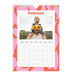 A5 Foto Kalender — Farveglad mønster [Februar]