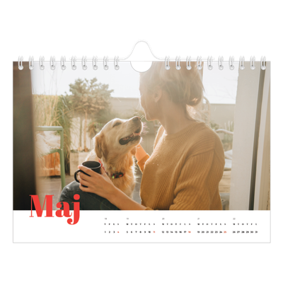A5 Foto Kalender — Et fantastisk år [kalender forside]