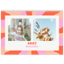 Fotokalender A4 dobbelt (30 x 40 cm) — Farveglad mønster [kalender forside]