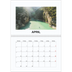 Fotokalender A4 dobbelt (30 x 40 cm) — Simpelt billede [April]