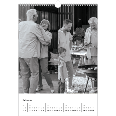 Årskalender A3 — Billeder i fokus [Februar]