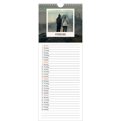 Køkkenkalender  — Portrætudgaven [Februar]