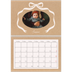 Fotokalender A4 dobbelt (30 x 40 cm) — Ramme med sløjfe [Januar]