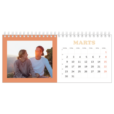 Bordkalendere — Retro rammer [Marts]
