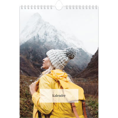 Fotokalender A4 (20 x 30 cm) — Klassisk kalender [kalender forside]