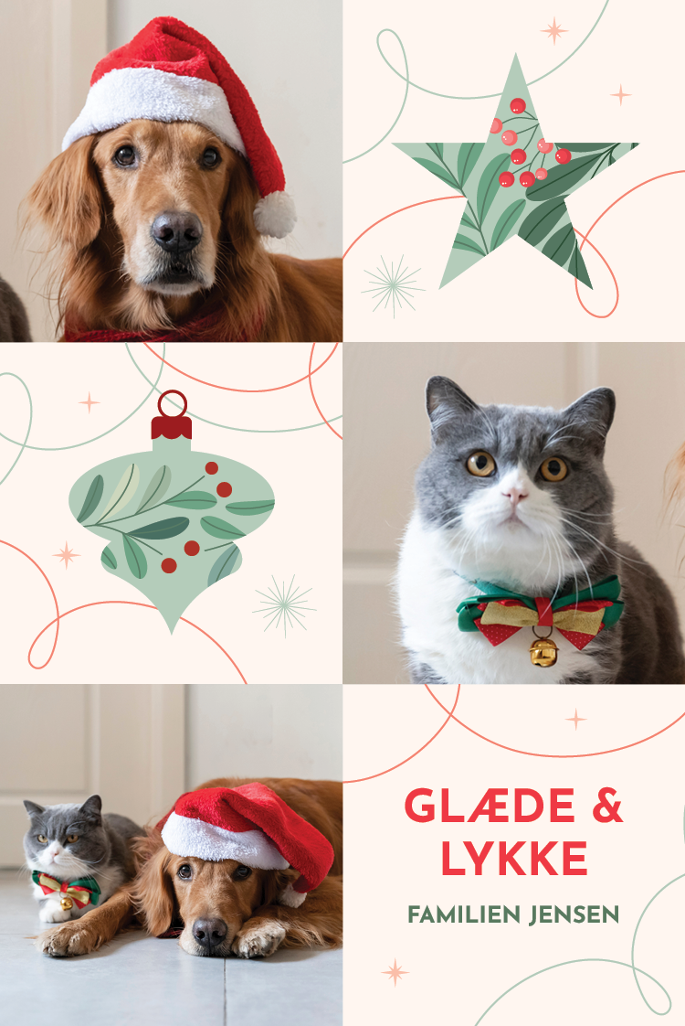 Kort — Festlige former - lys