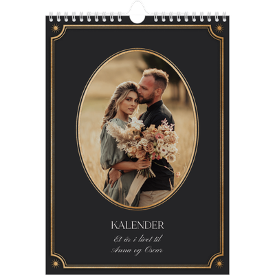 Fotokalender A4 (20 x 30 cm) — Vintage klassisk [kalender forside]