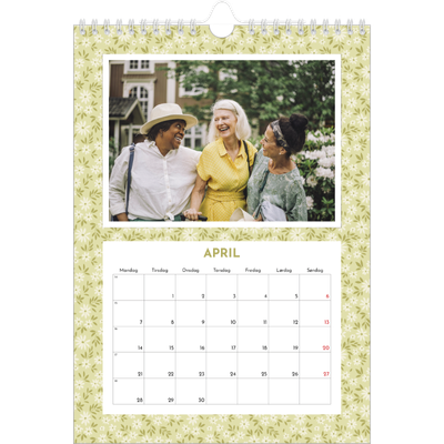 Fotokalender A4 (20 x 30 cm) — Fuld blomstring [April]