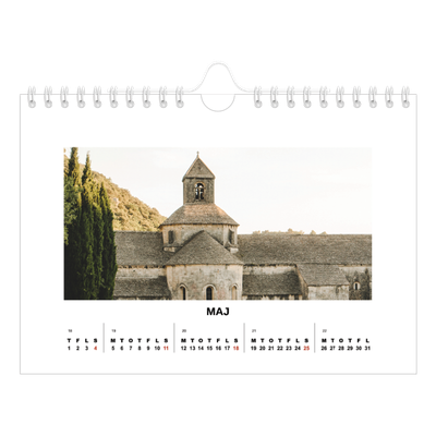 A5 Foto Kalender — Simpelt billede [kalender forside]