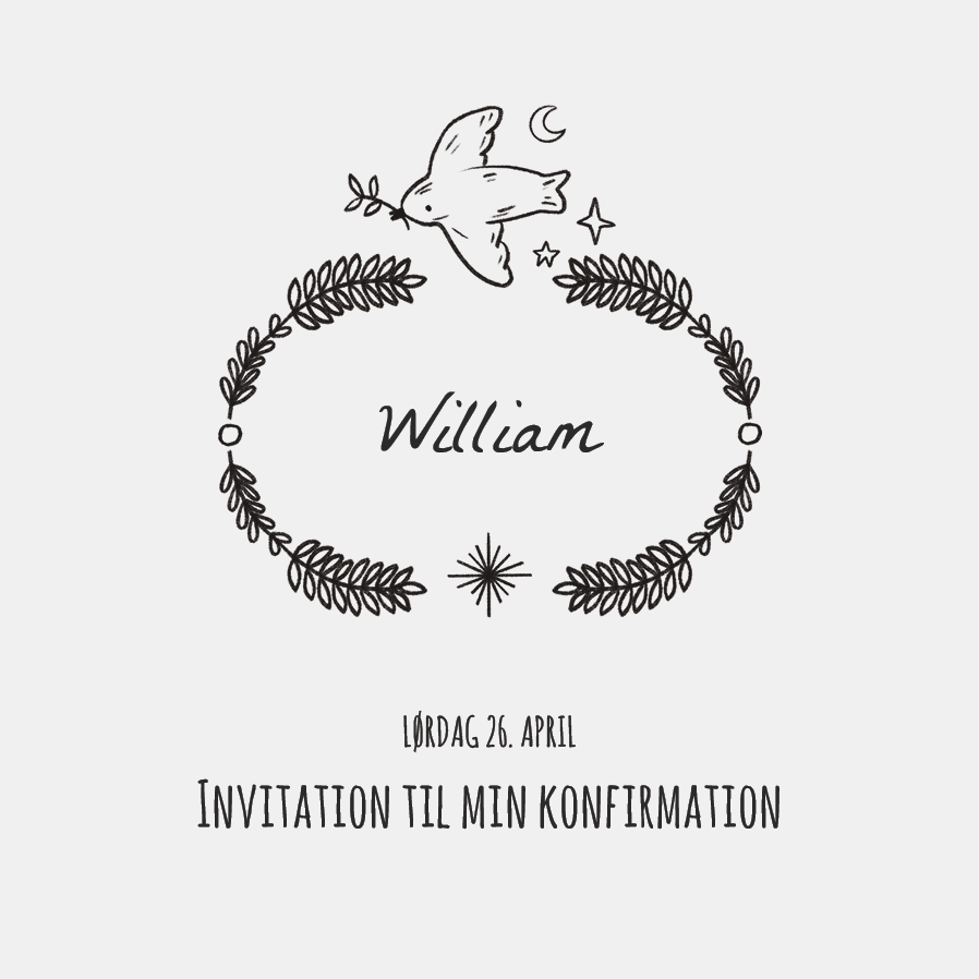 Invitationer — Dueemblem