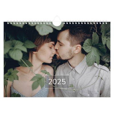 Fotokalender A4 — Stor dato [kalender forside]