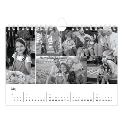 A5 Foto Kalender — Billeder i fokus [kalender forside]