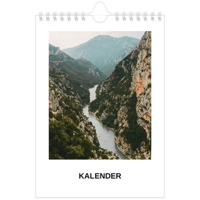 A5 Foto Kalender — Simpelt billede [kalender forside]