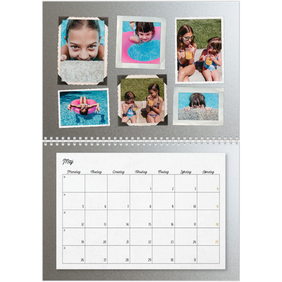 Fotokalender A4 dobbelt (30 x 40 cm) — Vintage [kalender forside]