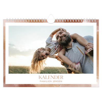 Fotokalender A4 — Pensleffekt [kalender forside]