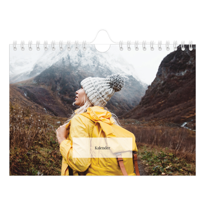 A5 Foto Kalender — Klassisk kalender [kalender forside]