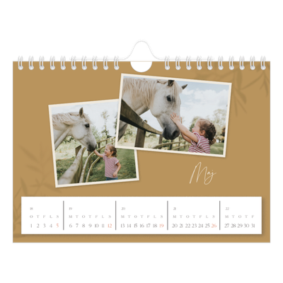 A5 Foto Kalender — Nede på jorden [kalender forside]