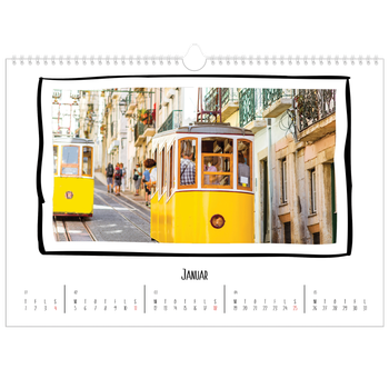 A3 Landskab Fotokalender — Albums øjeblik