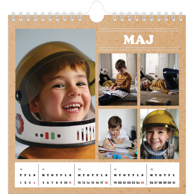 Årskalender kvadratisk — Magasinstil [kalender forside]