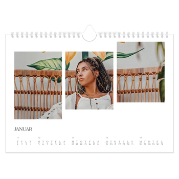 Fotokalender A4 — Rejsemosaikker