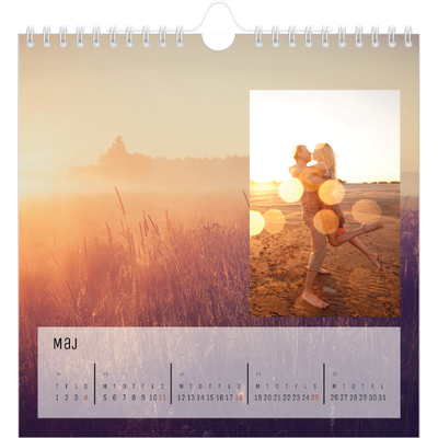 Årskalender kvadratisk — Tilbage til naturen [kalender forside]