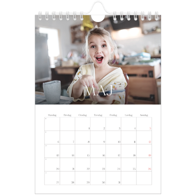 A5 Foto Kalender — Tolv store måneder [kalender forside]