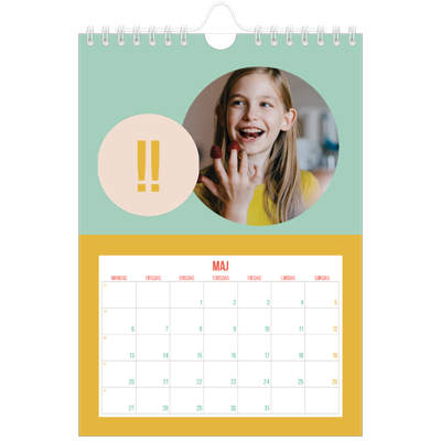 A5 Foto Kalender — Lys og smuk [kalender forside]