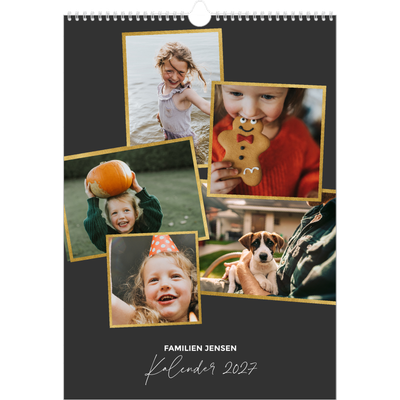 Årskalender A3 — Gode minder [kalender forside]
