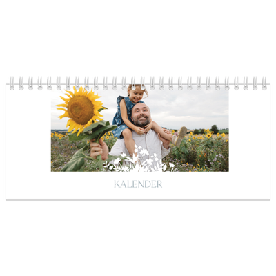 Bordkalendere — Blomstmotiv [kalender forside]