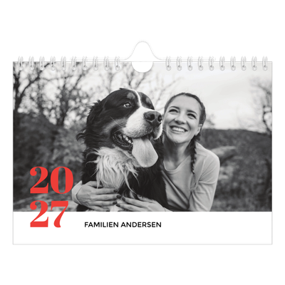 A5 Foto Kalender — Et fantastisk år [kalender forside]