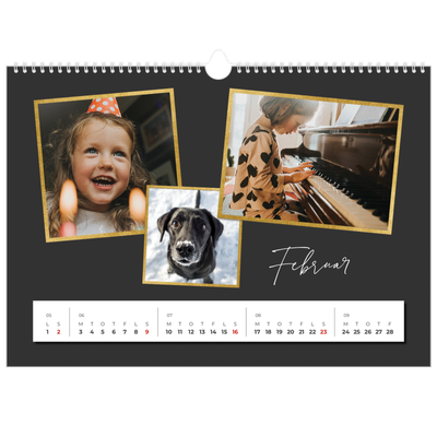 A3 Foto Kalender — Gode minder [Februar]