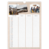 Familiekalender A3  — Naturlig familiekalender - Familie på 3 [Januar]