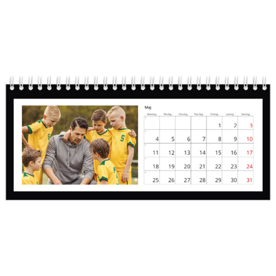 Bordkalendere — Sort baggrund [kalender forside]