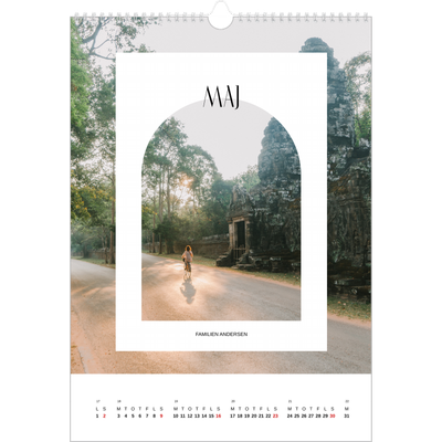 Årskalender A3 — Den åbne bue [Maj]
