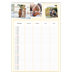 Familiekalender A3  — Moderne familiekalender - Familie på 4 [Januar]