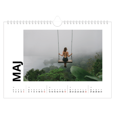 Fotokalender A4 — White space [kalender forside]