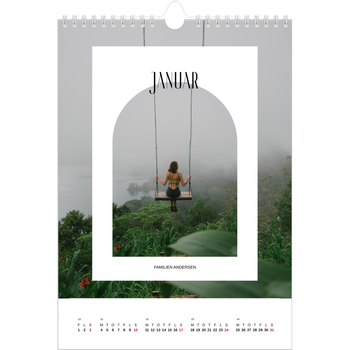 Fotokalender A4 — Den åbne bue