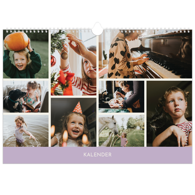 A3 Foto Kalender — Pastel kapitler [kalender forside]