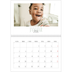 Fotokalender A4 dobbelt (30 x 40 cm) — Flere fonter [Januar]