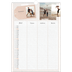 Familiekalender A3  — Naturlig familiekalender - Familie på 3 [kalender forside]