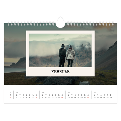 Fotokalender A4 — Portrætudgaven [Februar]