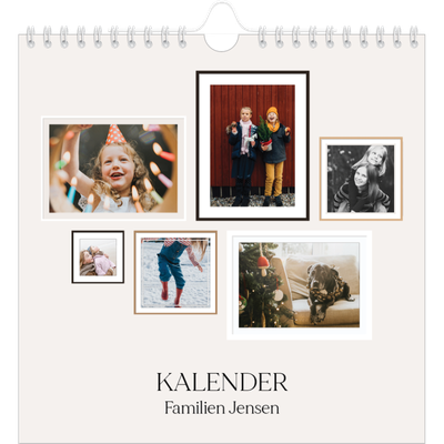 Årskalender kvadratisk — Billedvæg [kalender forside]