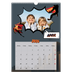 Årskalender A3 — Tegneserie [April]