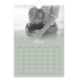 A5 Foto Kalender — Grønn gradering [Marts]