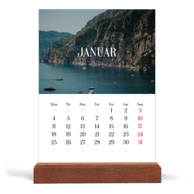 Staffeli kalender - stående  — Endeløs flugt [Januar]