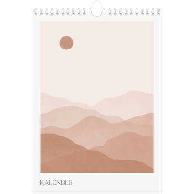 Fotokalender A4 (20 x 30 cm) — Velvære citater [kalender forside]