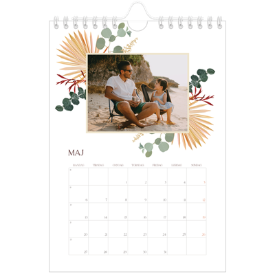 A5 Foto Kalender — Bohemsk stil [kalender forside]